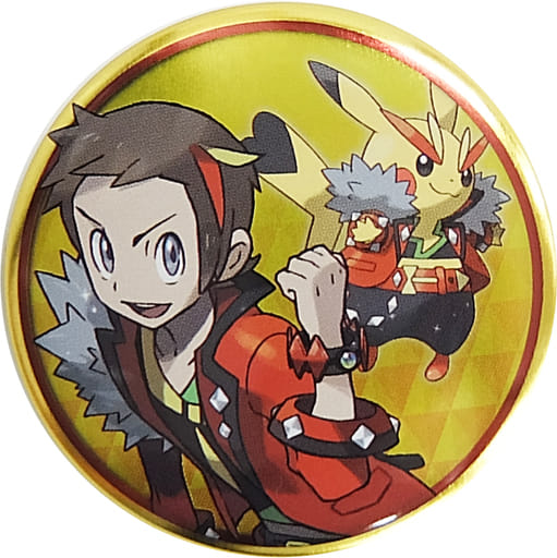 駿河屋 中古 主人公 男の子 ピカチュウ ポケットモンスター 缶バッジコレクション ホウエン編b ポケモンセンター限定 バッジ ピンズ