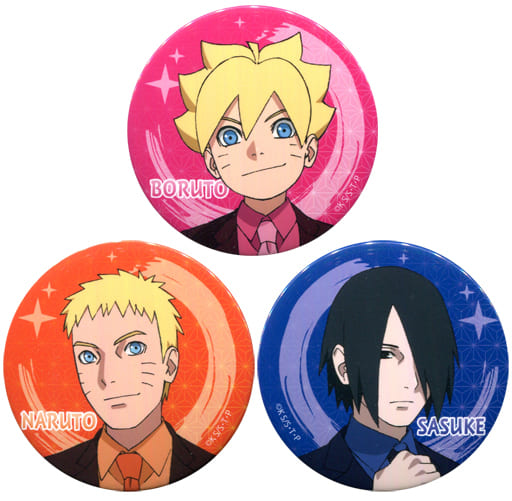 駿河屋 買取 ナルト サスケ ボルト ジャンプフェスタイラスト使用缶バッジ3個セット Boruto ボルト Naruto Next Generations ジャンプフェスタ19グッズ バッジ ピンズ