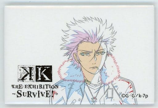 周防尊(ジャケット) 複製原画スクエア缶バッジ 「K THE EXHIBITION -SURVIVE!-」 周防尊(ジャケット) 複製原画スクエア缶バッジ 「K THE EXHIBITION -SURVIVE!-」