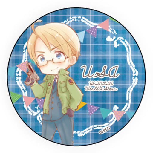 アメリカ 「ヘタリア World☆Stars 缶バッジ 02」 アメリカ 「ヘタリア World☆Stars 缶バッジ 02」