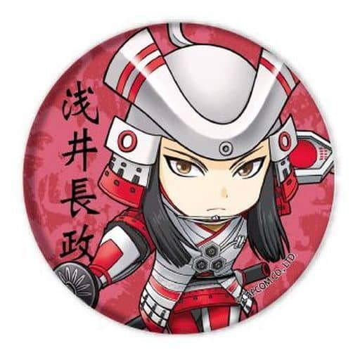 駿河屋 中古 浅井長政 缶バッジ 戦国basara 03 ミニキャラ バッジ ピンズ