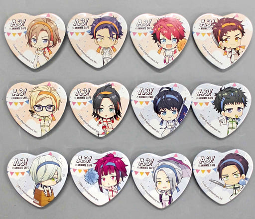 駿河屋 -<中古>全12種セット 「A3!(エースリー)×animatecafe