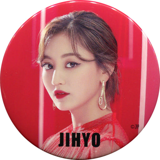 駿河屋 -<中古>ジヒョ 缶バッジ(RED) 「TWICE WORLD TOUR 2019