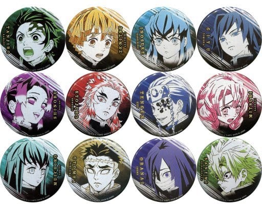 全12種セット 「鬼滅の刃 鬼殺隊缶バッジ」 ジャンプフェスタ2020グッズ 全12種セット 「鬼滅の刃 鬼殺隊缶バッジ」 ジャンプフェスタ2020グッズ