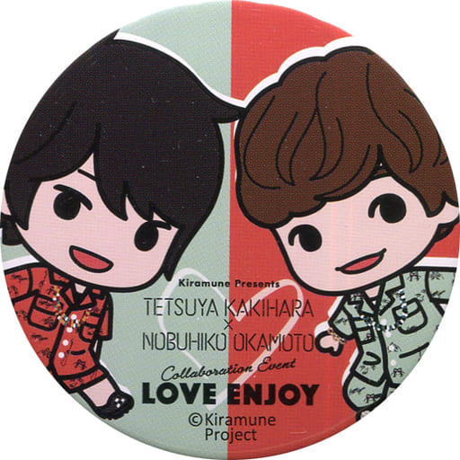 駿河屋 中古 柿原徹也 岡本信彦 柄シャツ 缶バッジ 柿原徹也 岡本信彦 Special Collabolation Event Love Enjoy バッジ ピンズ 駿河屋 中古 柿原徹也 岡本信彦 柄シャツ 缶バッジ 柿原徹也 岡本信彦 Special Collabolation Event Love Enjoy バッジ ピンズ