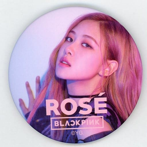 目立つ傷や汚れはありませんBLACKPINK ROSE ロゼ 缶バッジ - アイドル