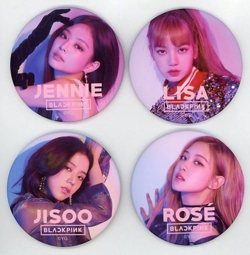 駿河屋 - 【買取】全4種セット BLACKPINK 缶バッジ 「BLACKPINK POPUP