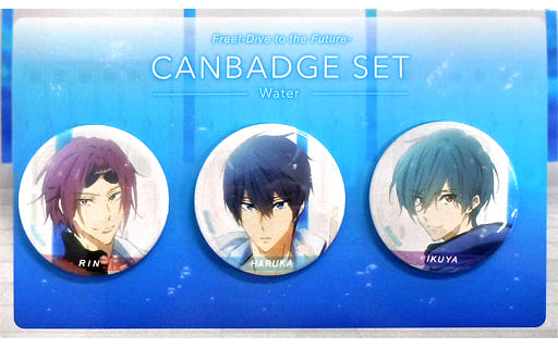 Free! Dive to the Future 七瀬遙 Water 缶バッジ