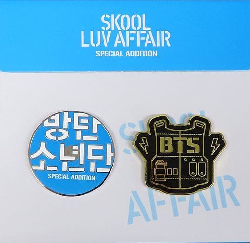 駿河屋 -<中古>BTS(防弾少年団) ピンバッジ2個セット 「CD Skool Luv 駿河屋 -<中古>BTS(防弾少年団) ピンバッジ2個セット 「CD Skool Luv