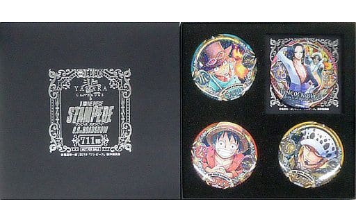 駿河屋 中古 集合 輩 Yakara 缶バッジ4個セット シークレット2ver 劇場版 ワンピース Stampede セブンネット限定 第2弾ムビチケカード特典 バッジ ピンズ