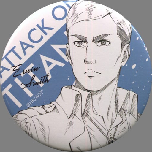 駿河屋 -<中古>エルヴィン・スミス(正面) 缶バッジ 「進撃の巨人」 WIT
