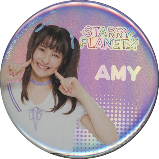 駿河屋 -<中古>エイミー(栗六杏)/アン STARRY PLANET☆缶バッジ 「アイ