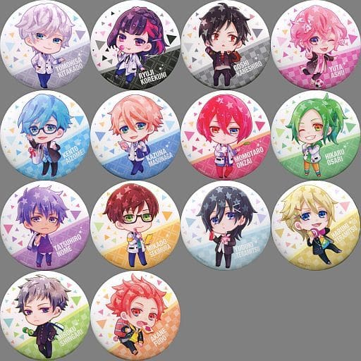 全14種セット 「B-PROJECT トレーディング缶バッジ KING of CASTE SD ver.」 アニメイトガールズフェスティバル2016グッズ 全14種セット 「B-PROJECT トレーディング缶バッジ KING of CASTE SD ver.」 アニメイトガールズフェスティバル2016グッズ