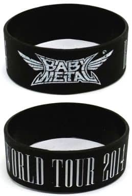 駿河屋 中古 Babymetal World Tour ラバーバンド Babymetal World Tour 14 日本公演 リストバンド ヘア小物