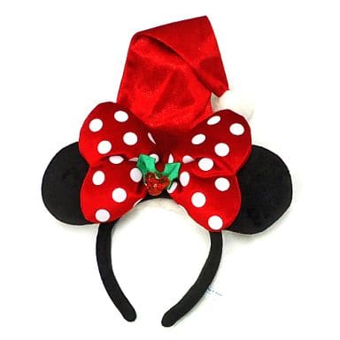 駿河屋 買取 ミニーマウス カチューシャ ディズニー クリスマス12 東京ディズニーリゾート限定 リストバンド ヘア小物