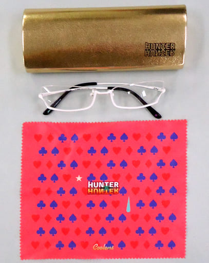 駿河屋 中古 レンズ度無し ヒソカモデル コラボレーションメガネ ホワイト Hunter Hunter Coolens リストバンド ヘア小物 駿河屋 中古 レンズ度無し ヒソカモデル コラボレーションメガネ ホワイト Hunter Hunter Coolens リストバンド ヘア小物