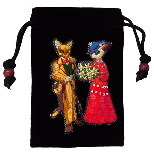 完売】 アニメージュとジブリ展 刺繍ブローチ バロン&ルイーゼ 完売】 アニメージュとジブリ展 刺繍ブローチ バロン&ルイーゼ