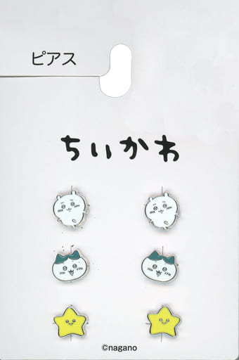 集合(ちいかわA) 6Pピアス 「ちいかわ なんか小さくてかわいいやつ×しまむら」 しまむらオンラインストア限定