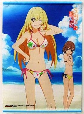 駿河屋 買取 食蜂操祈 御坂美琴 アニメイラスト描き下ろしb3タペストリー Dvd とある科学の超電磁砲s 第1 4巻 ゲーマーズ限定連動特典 タペストリー