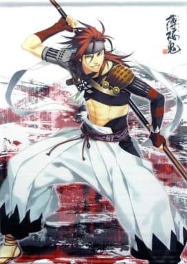 駿河屋 -<中古>原田左之助 合戦Ver. B2タペストリー 「薄桜鬼 桜の宴
