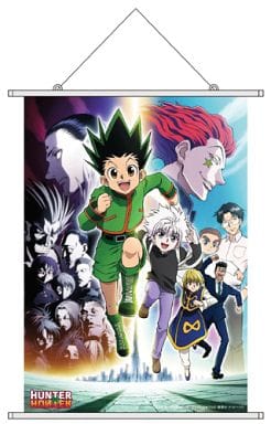 死体は偽物☆ ̄ー ̄ 】ハンターハンター B2ポスター 額付き 冨樫義博