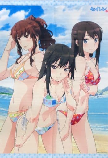 駿河屋 中古 常木耀 桧山水羽 宮前透 描き下ろしb1タペストリー Blu Ray セイレン とらのあな全巻購入特典 タペストリー 駿河屋 中古 常木耀 桧山水羽 宮前透 描き下ろしb1タペストリー Blu Ray セイレン とらのあな全巻購入特典 タペストリー