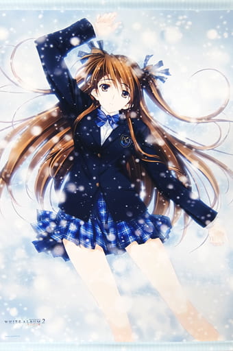 駿河屋 -<中古>小木曽雪菜 WスエードB2タペストリー 「WHITE ALBUM2