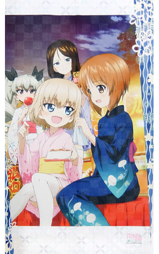 駿河屋 -<中古>集合(浴衣) のれん 「ガールズ&パンツァー 最終章