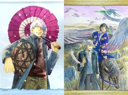 駿河屋 -<中古>全2種セット B2タペストリー 「推しちゃれ 蟲師 くじ