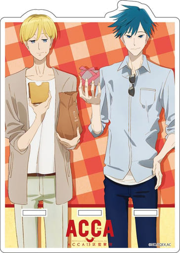 ジーン&ニーノ(並び) アクリルスマホスタンド 「ACCA13区監察課」 ジーン&ニーノ(並び) アクリルスマホスタンド 「ACCA13区監察課」