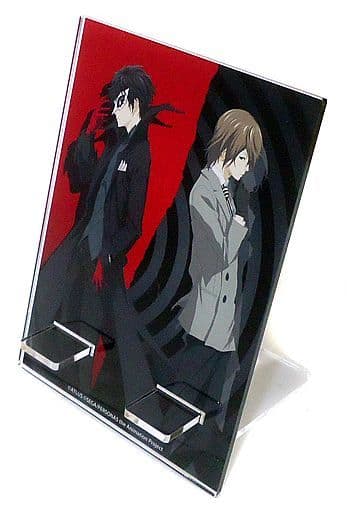 駿河屋 -<中古>雨宮蓮&明智吾郎 スマホスタンド 「ペルソナ5 the