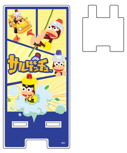 駿河屋 新品 中古 01 ピポサル集合 スマキャラスタンド サルゲッチュ その他