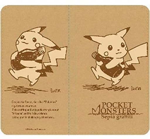 駿河屋 買取 ピカチュウ ボトル セピアグラフィティ スマホケース 汎用ブックタイプ ポケットモンスター その他