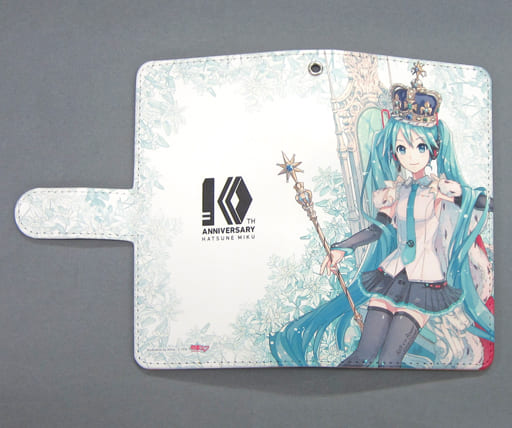 駿河屋 -<中古>初音ミク 10周年 手帳型スマホケース 「VOCALOID