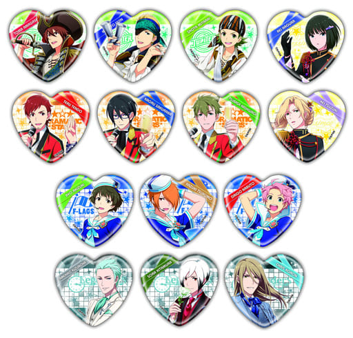 【ボックス】アイドルマスター SideM ハート缶バッジコレクション Abox 【ボックス】アイドルマスター SideM ハート缶バッジコレクション Abox