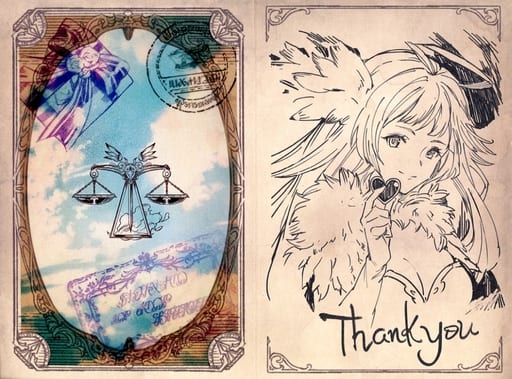 駿河屋 中古 ジャスティス イラスト付きメッセージカード Granblue Fantasy グランブルーファンタジー 22年バレンタイン ホワイトデーキャンペーン 紙製品その他