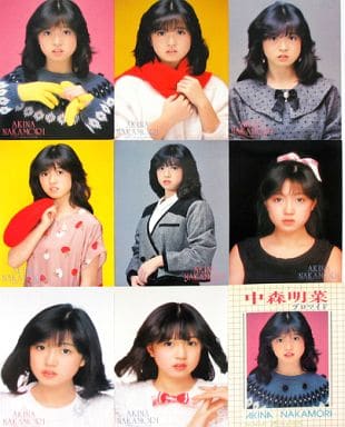 駿河屋 -<中古>中森明菜 ブロマイドフォトグラフ(8枚セット ...