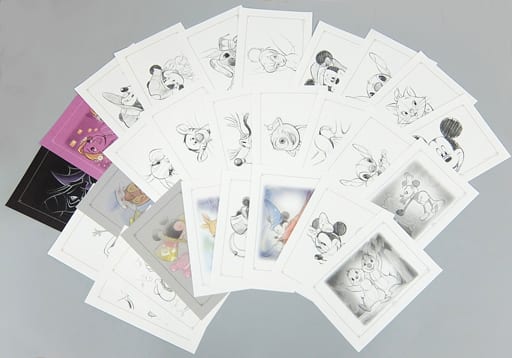 駿河屋 中古 ディズニードローイングクラス リファレンスアートコレクション ディズニー キャラクターカード