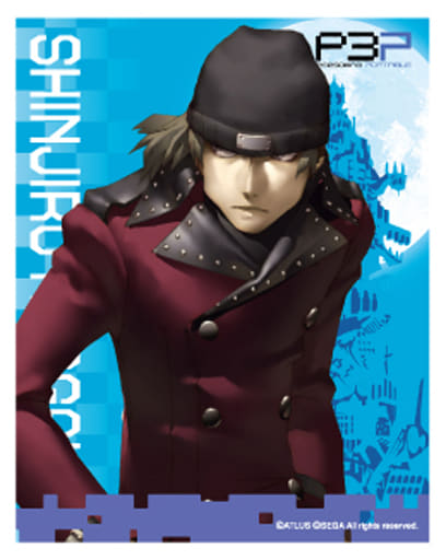 駿河屋 中古 荒垣真次郎 キャラフレームカード ペルソナ3 ポータブル 01 キャラクターカード