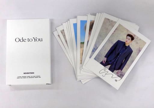カーキ×インディゴ SEVENTEEN ode to you ポラロイド フォトカード