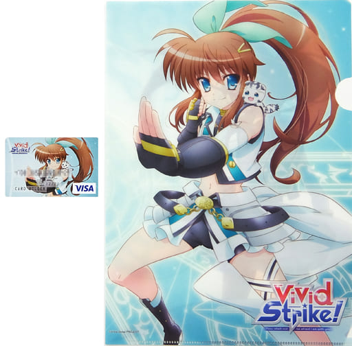 駿河屋 中古 フーカ レヴェントン 三井住友 Visa プリペイド クリアファイル付き Vivid Strike C91グッズ キャラクターカード