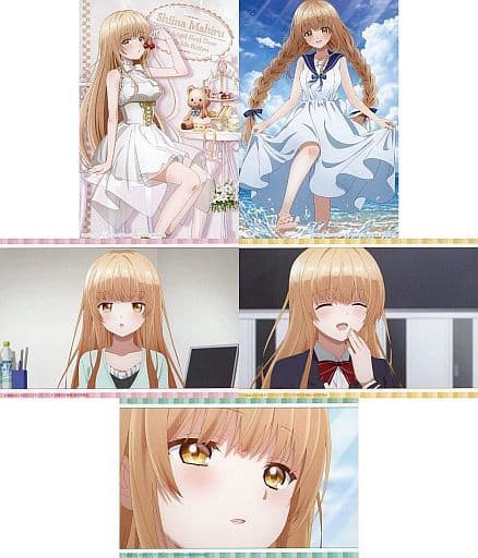駿河屋 -<中古>椎名真昼(D/ひまわりver.) イラストカード5枚セット