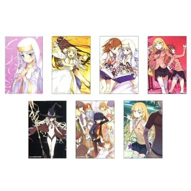 駿河屋 中古 とある魔術の禁書目録17巻表紙 他 ポストカードセット 7枚セット 一番くじ 鎌池和馬の祭典シリーズ第一弾 作家生活10周年記念 F賞 ポストカード