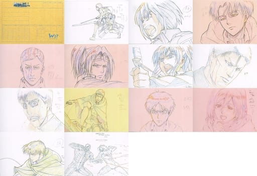 駿河屋 -<中古>原画ポストカードブック 「アニメ原画展 進撃の巨人 駿河屋 -<中古>原画ポストカードブック 「アニメ原画展 進撃の巨人