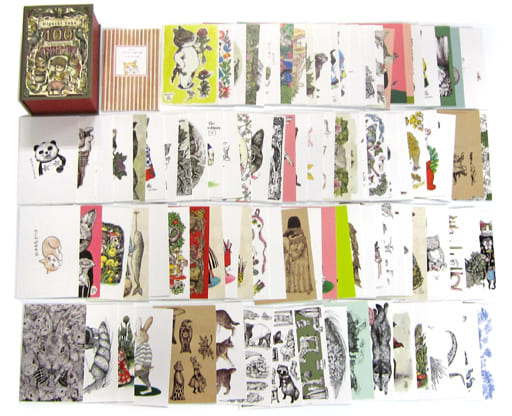 駿河屋 -<中古>直筆サイン入り ヒグチユウコ 100 POSTCARDS ANIMALS