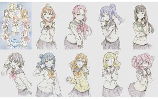 駿河屋 -<中古>Aqours ポストカード10枚セット 「ラブライブ