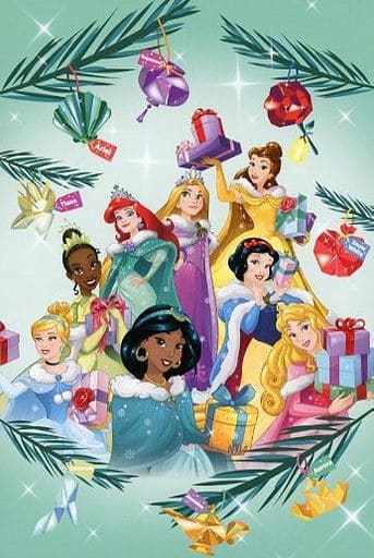 ディズニー プリンセス クリスマスポストカード 「ディズニー クリスマスオーナメントくじ 2022」 複数購入特典