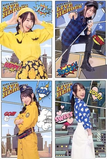 水樹奈々 ポストカード4枚セット A(LIVE HEROES衣装) 「NANA MIZUKI LIVE HEROES 2023」 水樹奈々 ポストカード4枚セット A(LIVE HEROES衣装) 「NANA MIZUKI LIVE HEROES 2023」