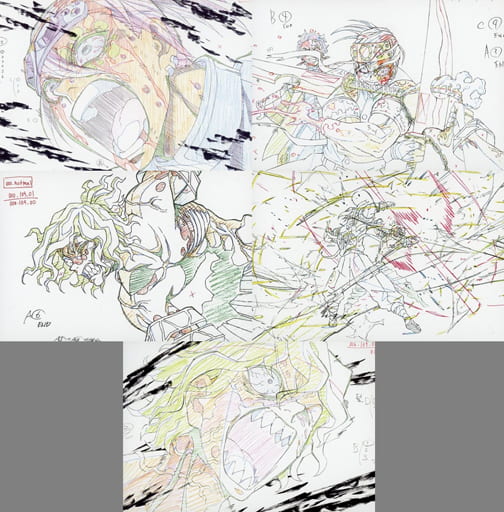 鬼滅の刃 劇場版 原画ポストカードセットA 宇髄天元 濃う