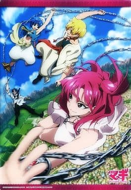 駿河屋 中古 アラジン アリババ モルジアナ 練白龍 空中 ジャンボカードダス マギ ビジュアルアートプレート 第3章 キャラクターカード